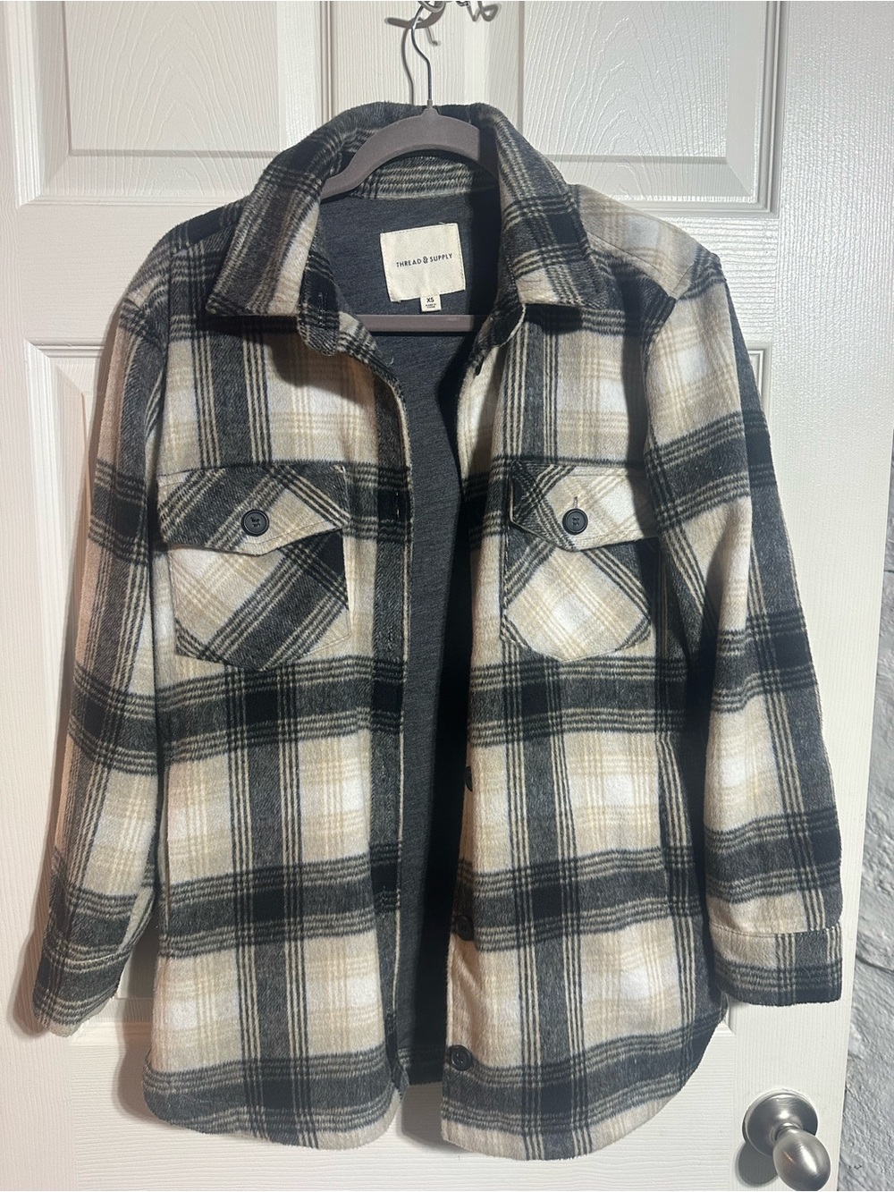 Plaid Shacket Thread and Supply
